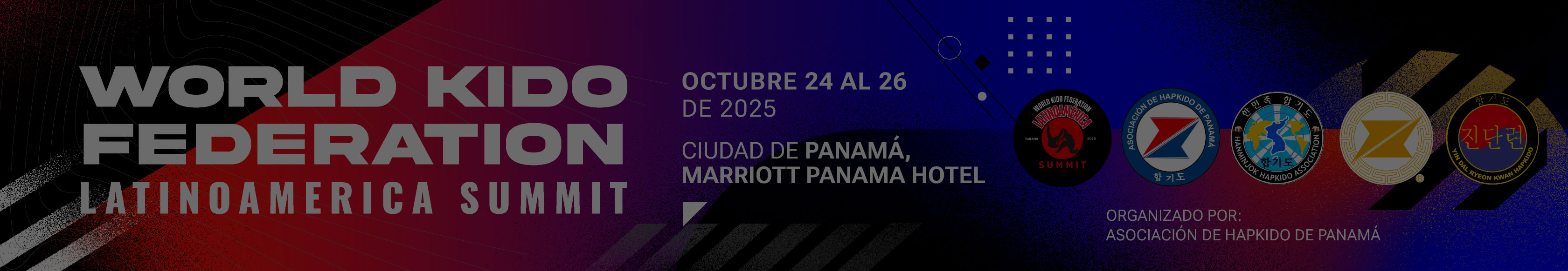 World Kido Federation Latin America Summit Event Banner